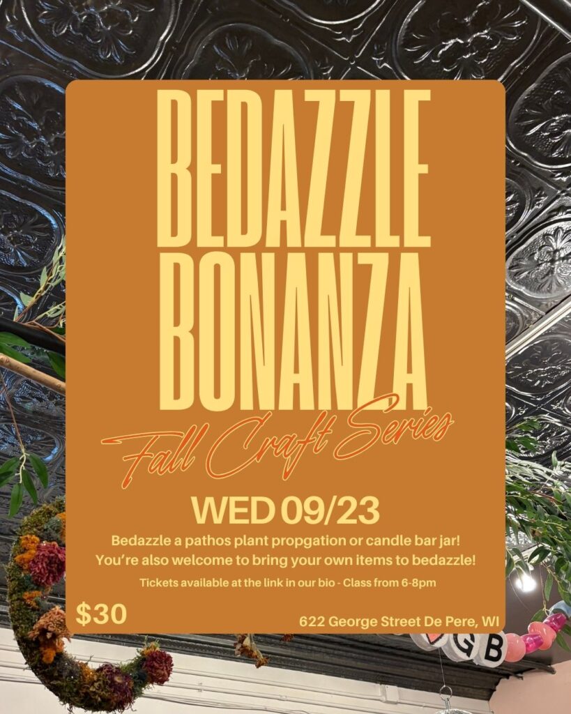 Bedazzle Bonanza workshop details